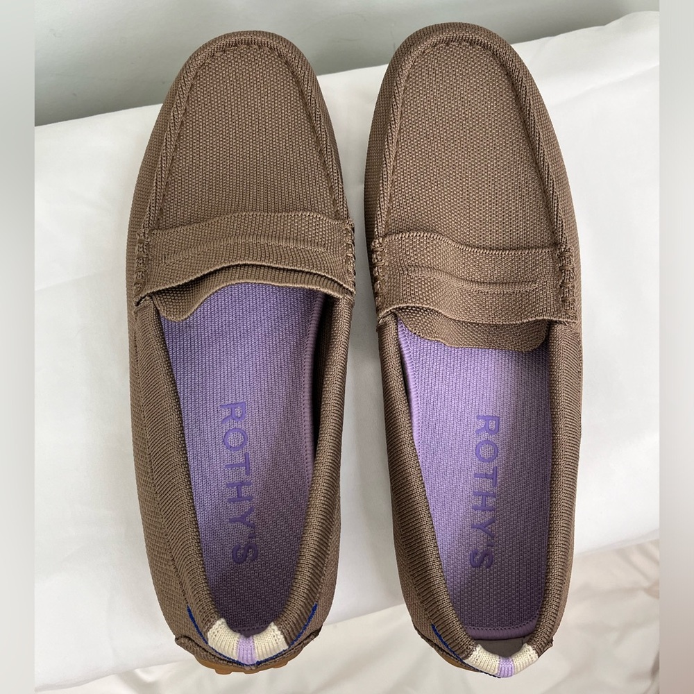 Rothy’s The Driving Loafer - Retired Color - Men 11.5 Portobello Brown